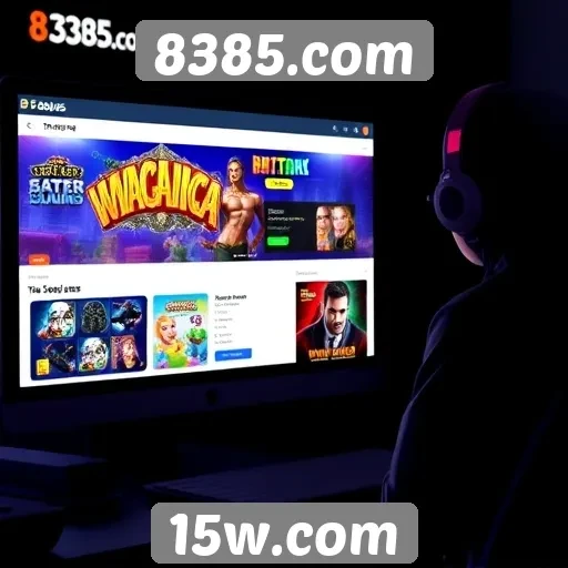 Experiência do usuário no site 8385.com